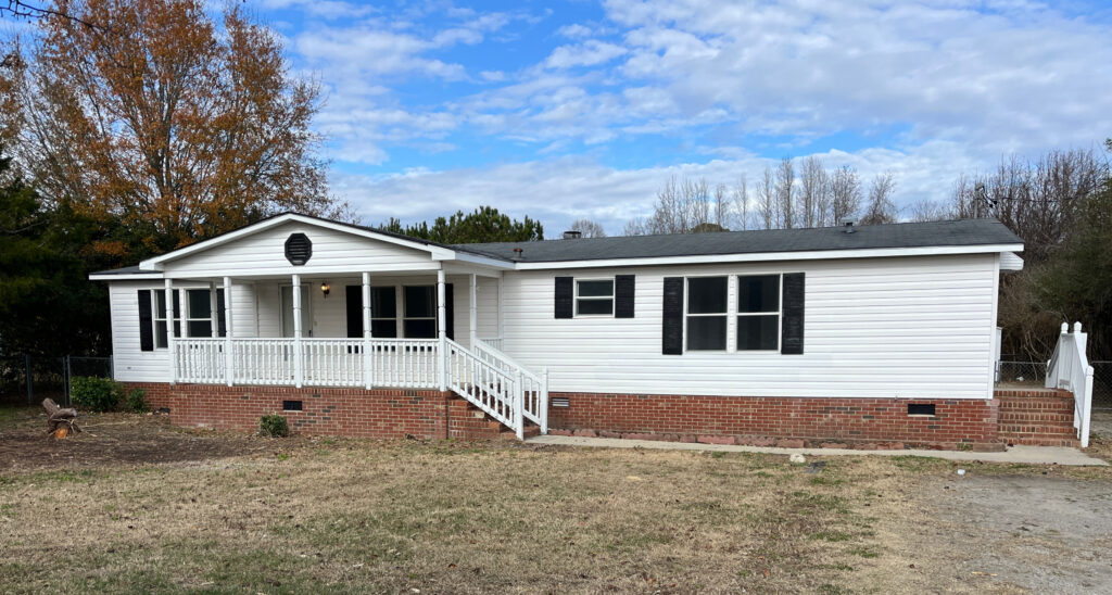 mobile home on land rural north carolina